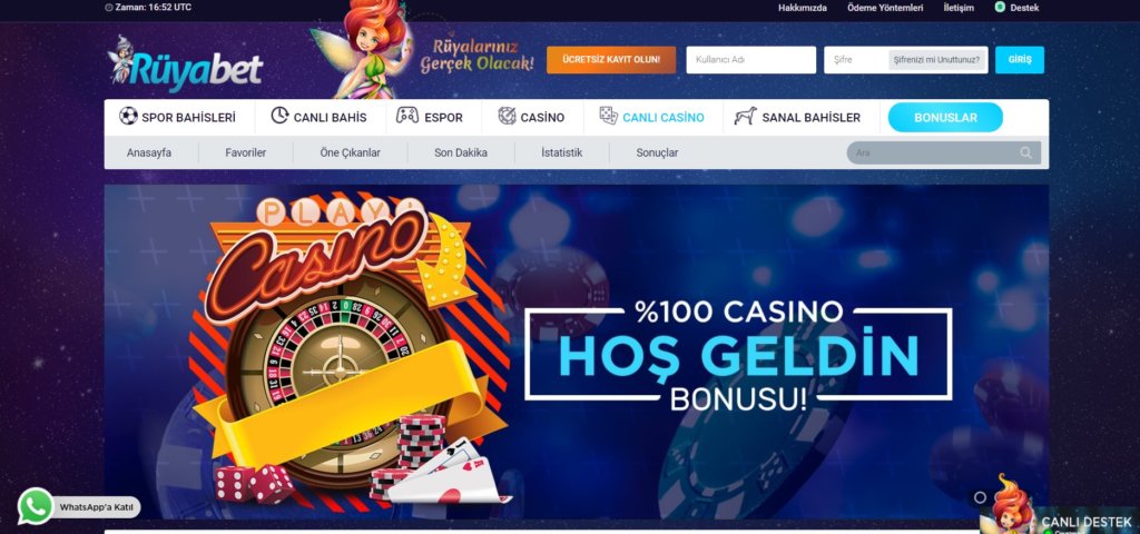 Rüyabet online bahis ve casino sitesi detaylı inceleme